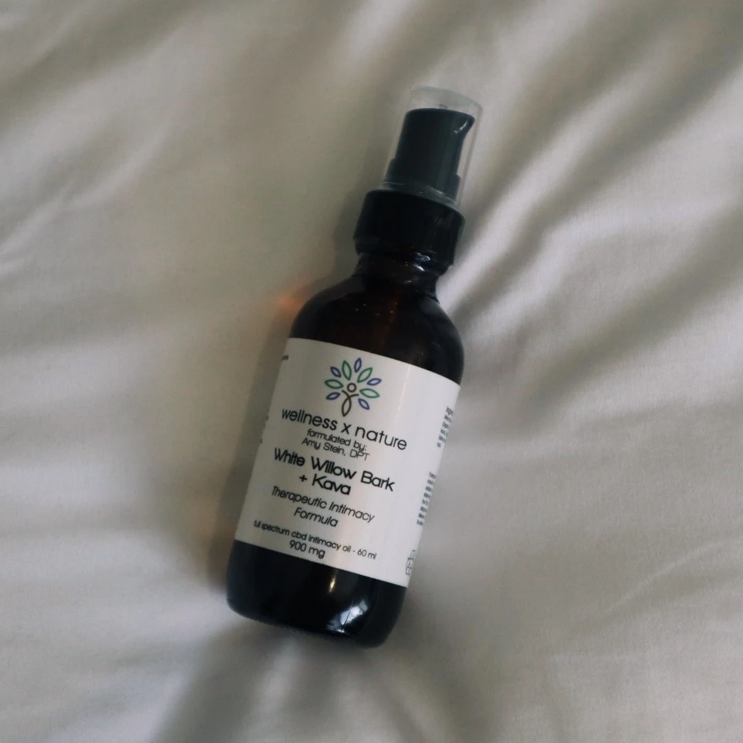 Jumbo Size 60ml - White Willow Bark + Kava Therapeutic Lubricant & Intimacy Oil - 900mg